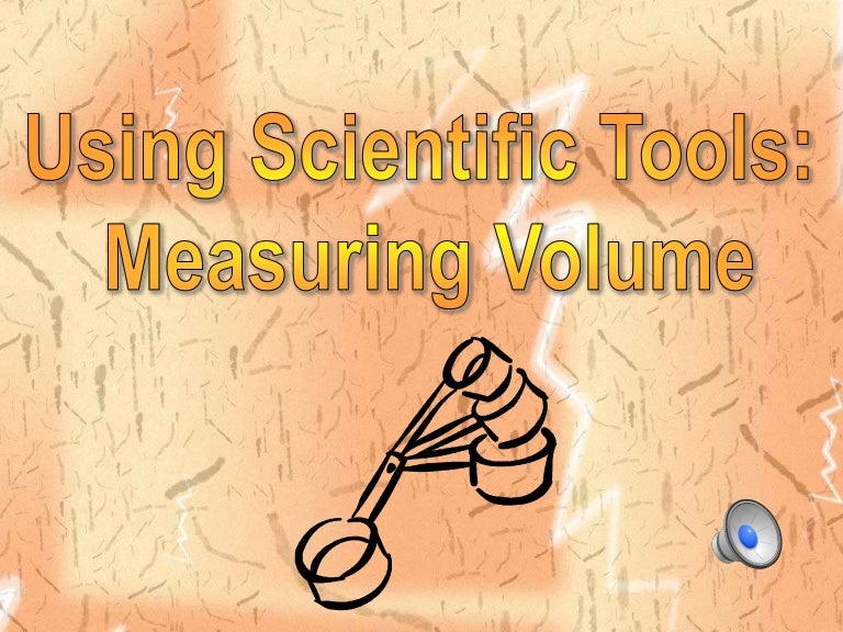 tools to measure volume