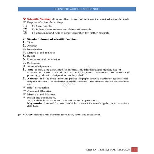 Comprehensive Guide to Scientific Writing: Structure and Best Practices ...