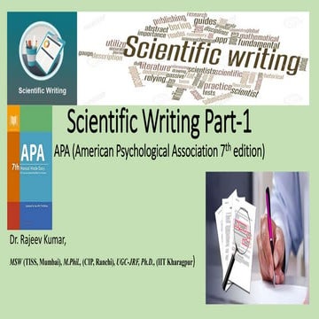 Scientific writing workshop 1