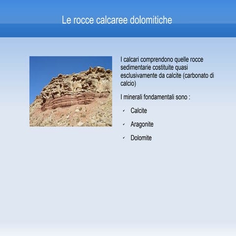 Le rocce calcaree | ODP