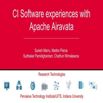 Cyberinfrastructure Experiences with Apache Airavata