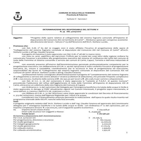 Scioglimento consiglio comunale isola durante d'arpa bonuso riso pietro det. ...