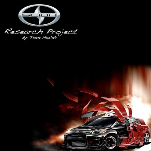 Scion Research Project