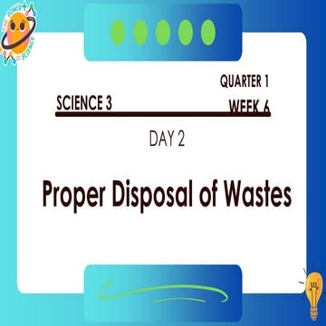 SCI PPT W6 quarter 1 day two for  GRADE3