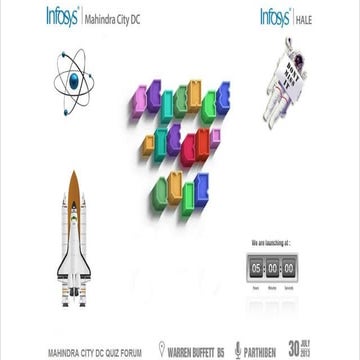 Sci Tech Quiz 2013 - Prelims