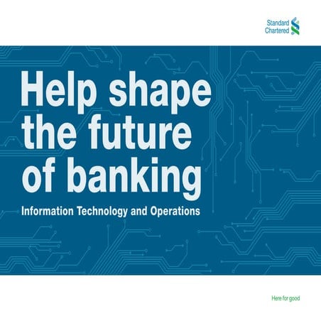 Standard Chartered Bank Information Technology and Operations | PDF