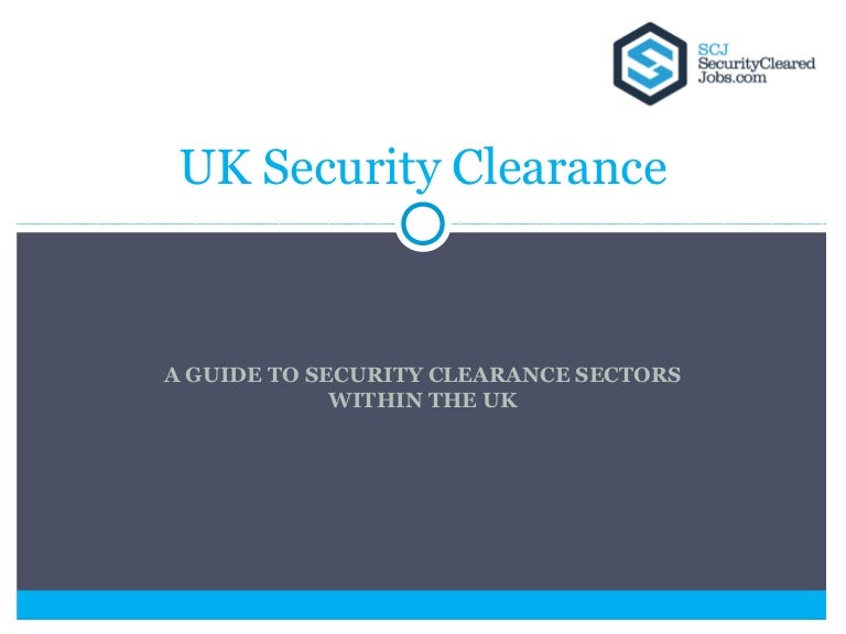 Types Of Security Clearances