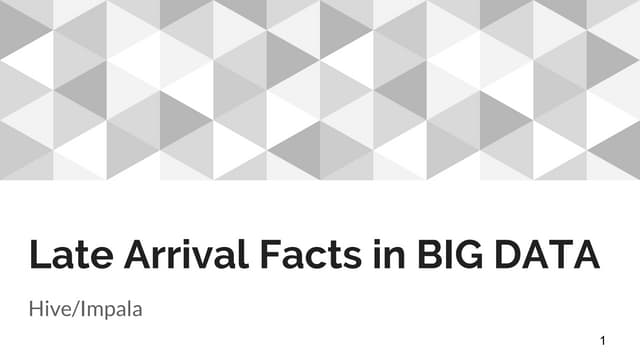 Late Arrival Facts