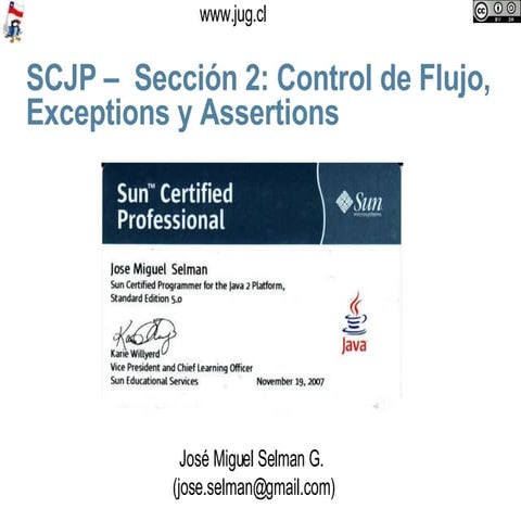 Scjp Jug Section 2 Flow Control