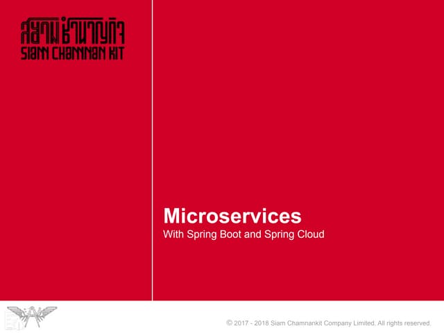 vTalk#1 Microservices with Spring Boot