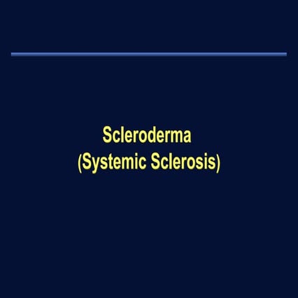 systemic sclerosis diagnostics, prevelance, management and evaluation