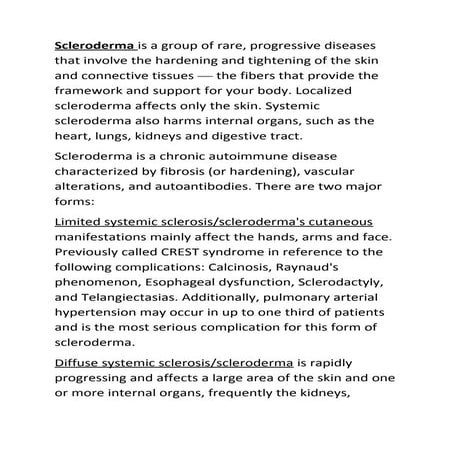 Scleroderma