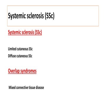 Scleroderma | PPTX