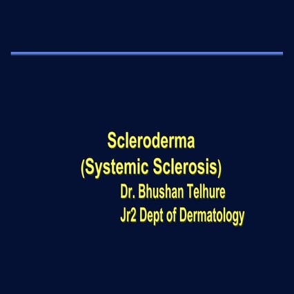 scleroderma disease - connective tissues