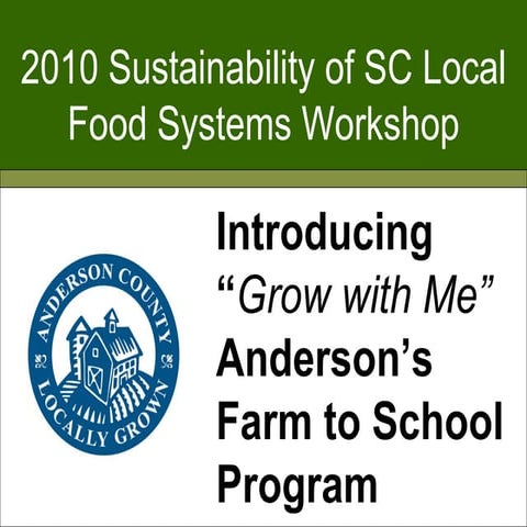 Anderson County's Farm to School Program