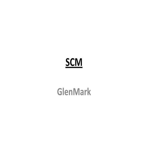 Supply Chain Management Glenmark Pharma