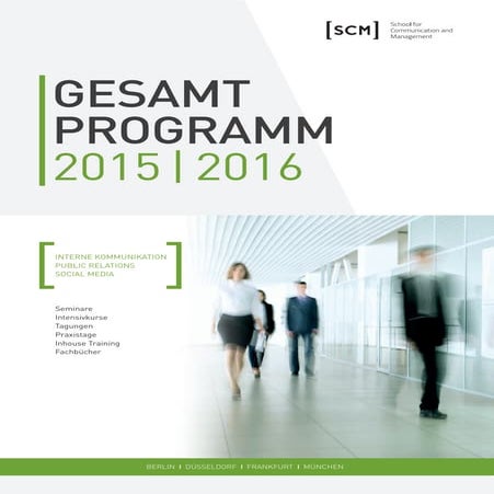 SCM-Gesamtprogram 2015-2016