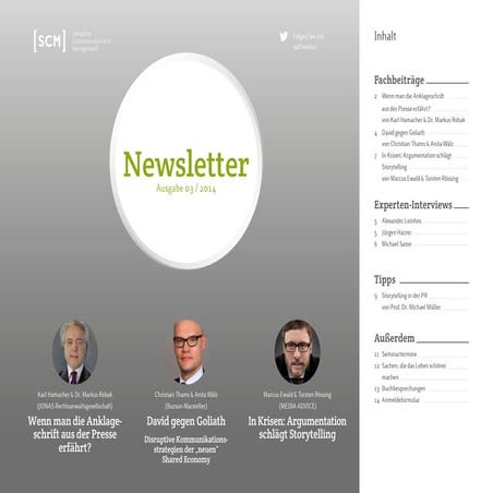 SCM-Newsletter 3-2014