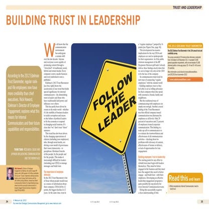 Nick Howard: Building Trust in Leadership