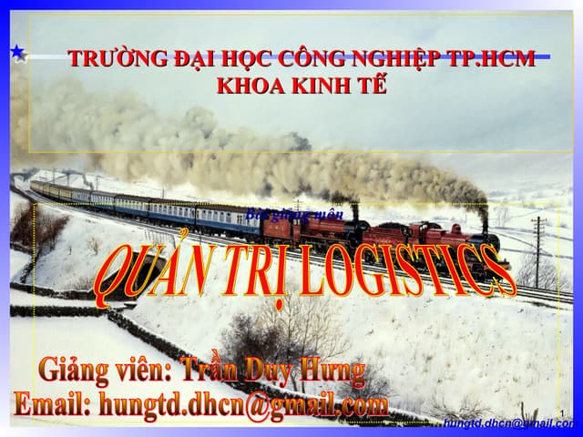 bài giảng quản trị chuỗi cung ứng S...