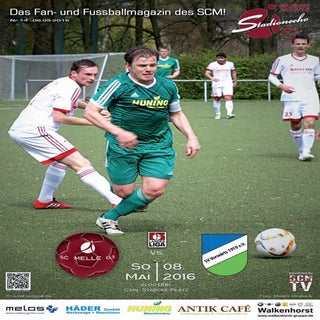 SC Melle 03 - Stadionecho - SCM geg...