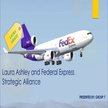 Laura Ashley & FedEX: Strategic Alliance