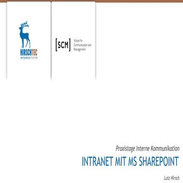 Intranet mit MS SharePoint