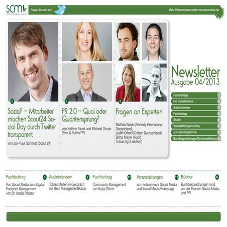 scm-Newsletter 4/2013
