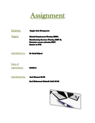 Mrp and erp pdf
