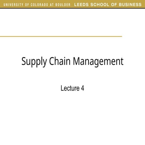 Supply Chain Management  strategy making.ppt