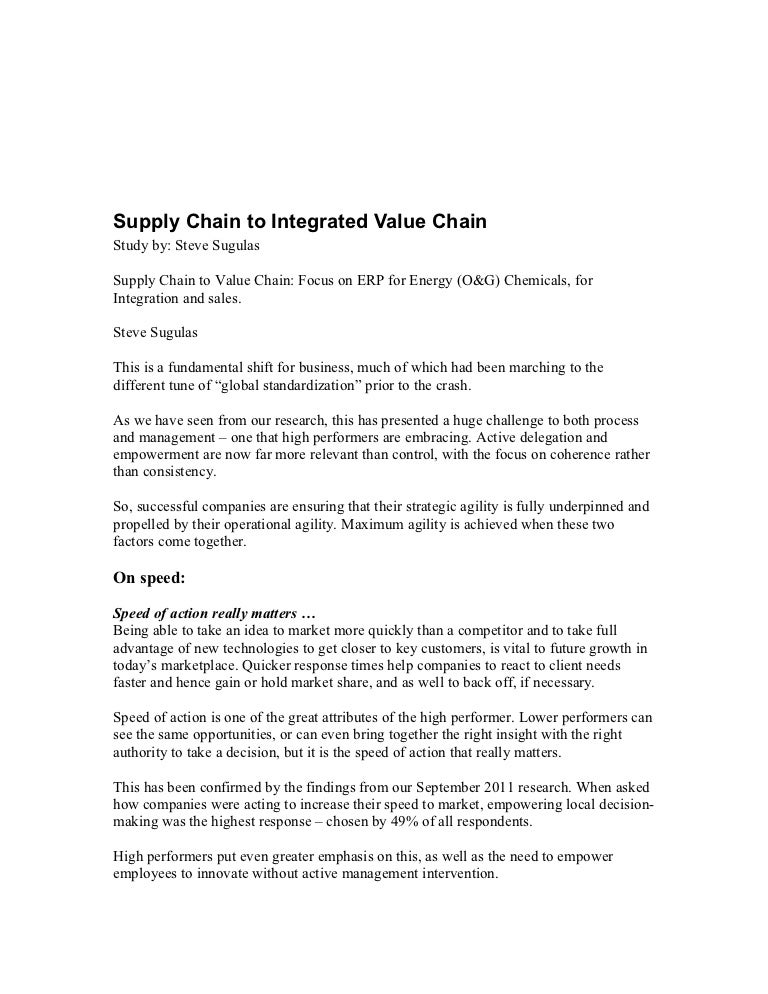 Operations and supply chain management essay image