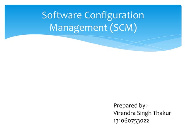 Software Configuration Management