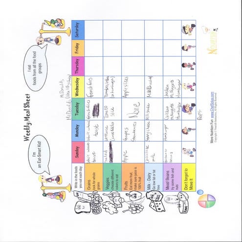 Nutrition Journal Sheets - Tech Plan