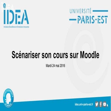 Scénariser son cours sur Moodle