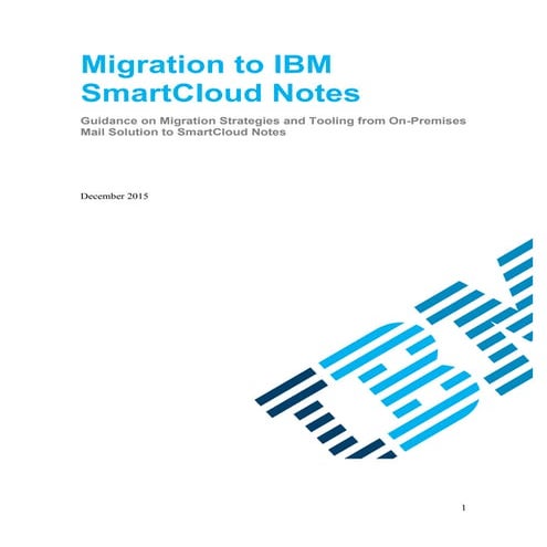 Migration to IBM SmartCloud Notes 
