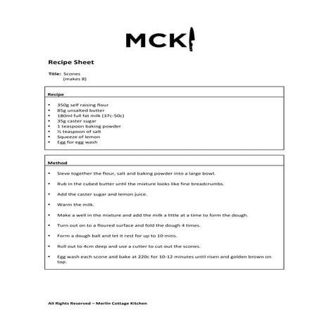 Scones