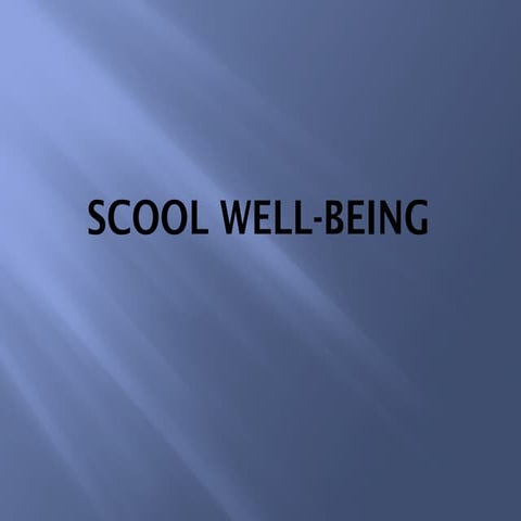 Pendekatan pembelajaran school well being | PPTX