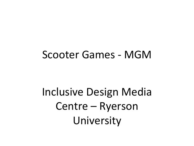 Scooter games