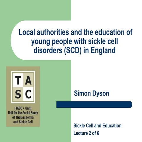 SCOOTEROER31c Sickle Cell in Schools Survey