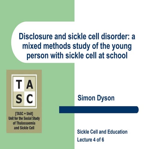 SCOOTEROER33c Sickle Cell in Schools Methodology