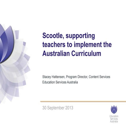 Scootle supporting teachers to implement the Australian Curriculum 