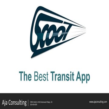 Scoot presentation | PPTX