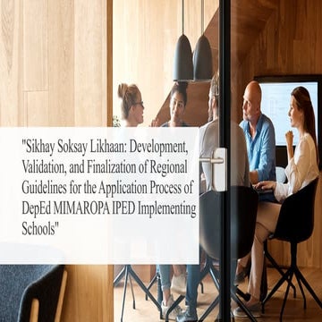 SCOPE IN GUIDELINES FOR MINORITY TEACHER AWARD