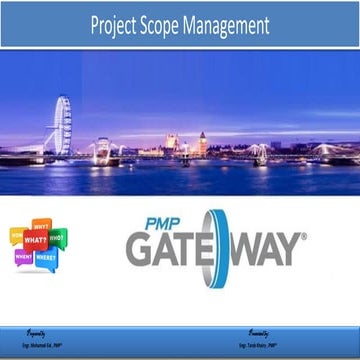 project Scope management 