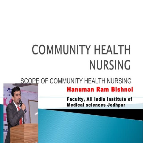 Scope of community health Nursing