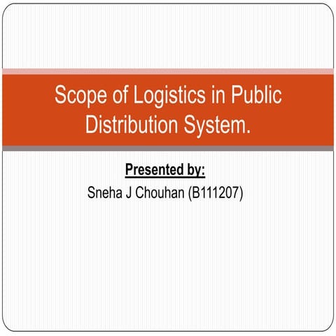 Public Distribution System