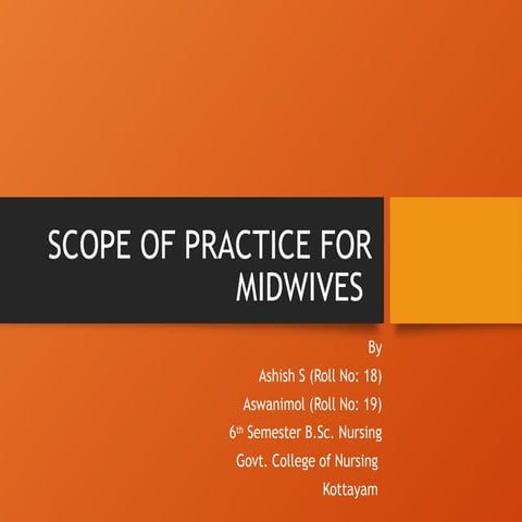 Scope of Midwife (Incomplete).pptx ajka al