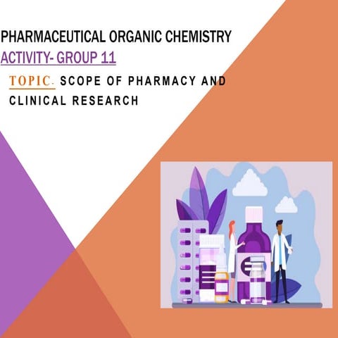 Scope of Pharmacy and Clinical Research | PPTX