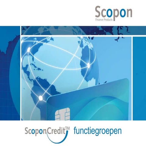 ScoponCredit - Functiegroepen