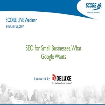 SEO for Small Businesses, What Google Wants